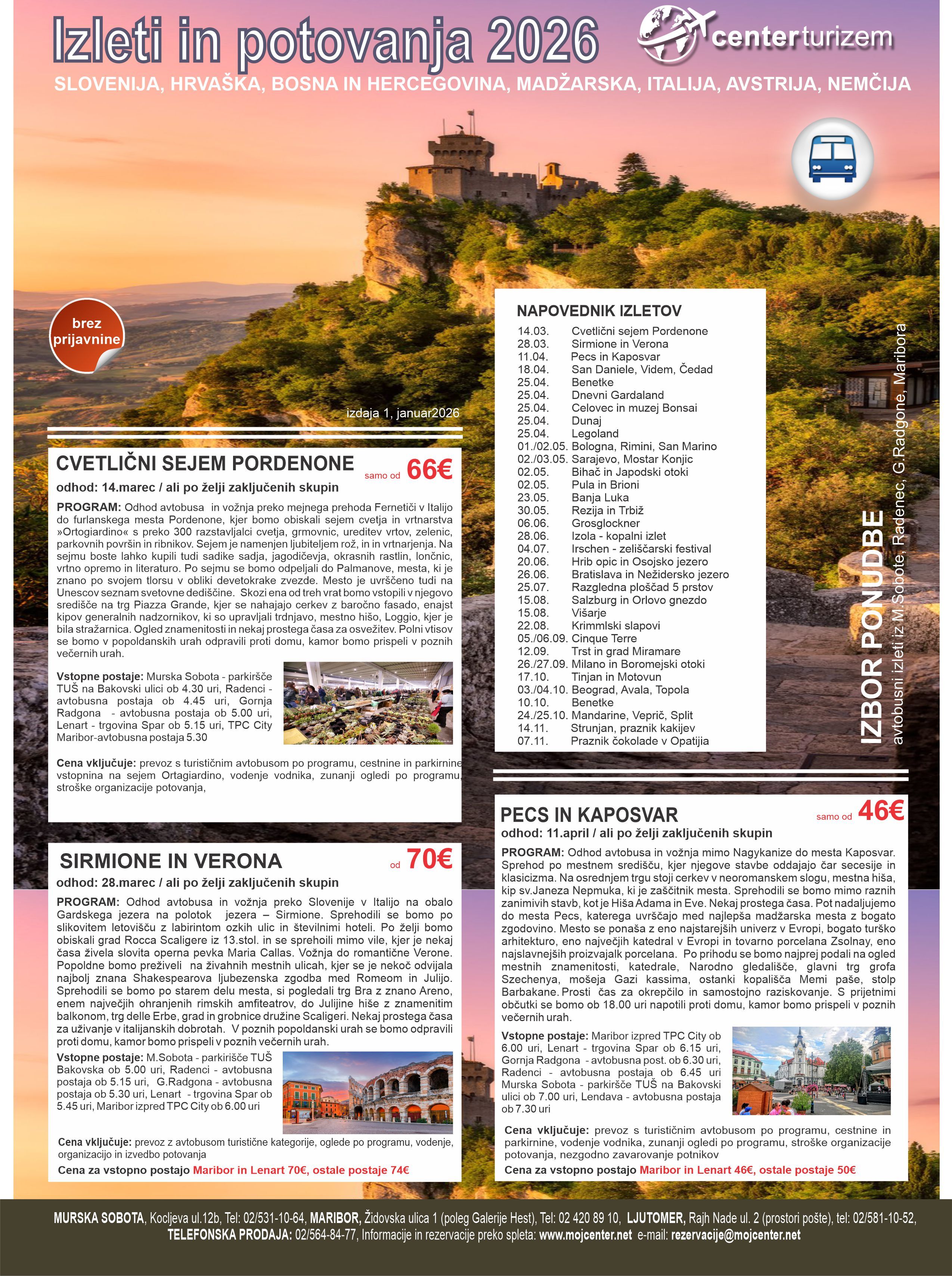 IZLETI 2026 VSI